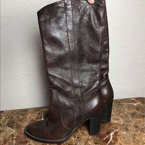 Kors Michael Kors Brown Leather Boots